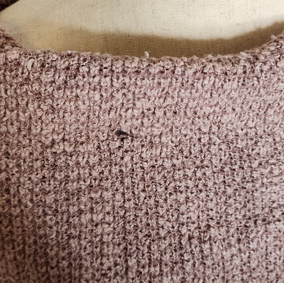 Free People Lilac Rose Sweater Size Large - Picture 11 of 11
